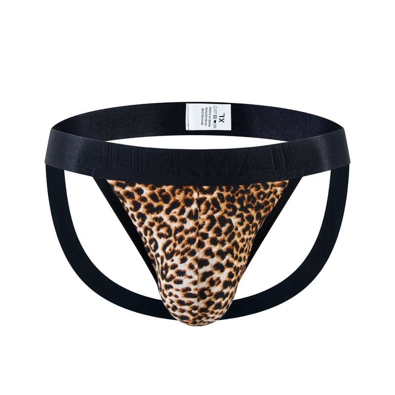 Menaful™ leopard yellow / M Men's Sexy Leopard and Snake Print Thong