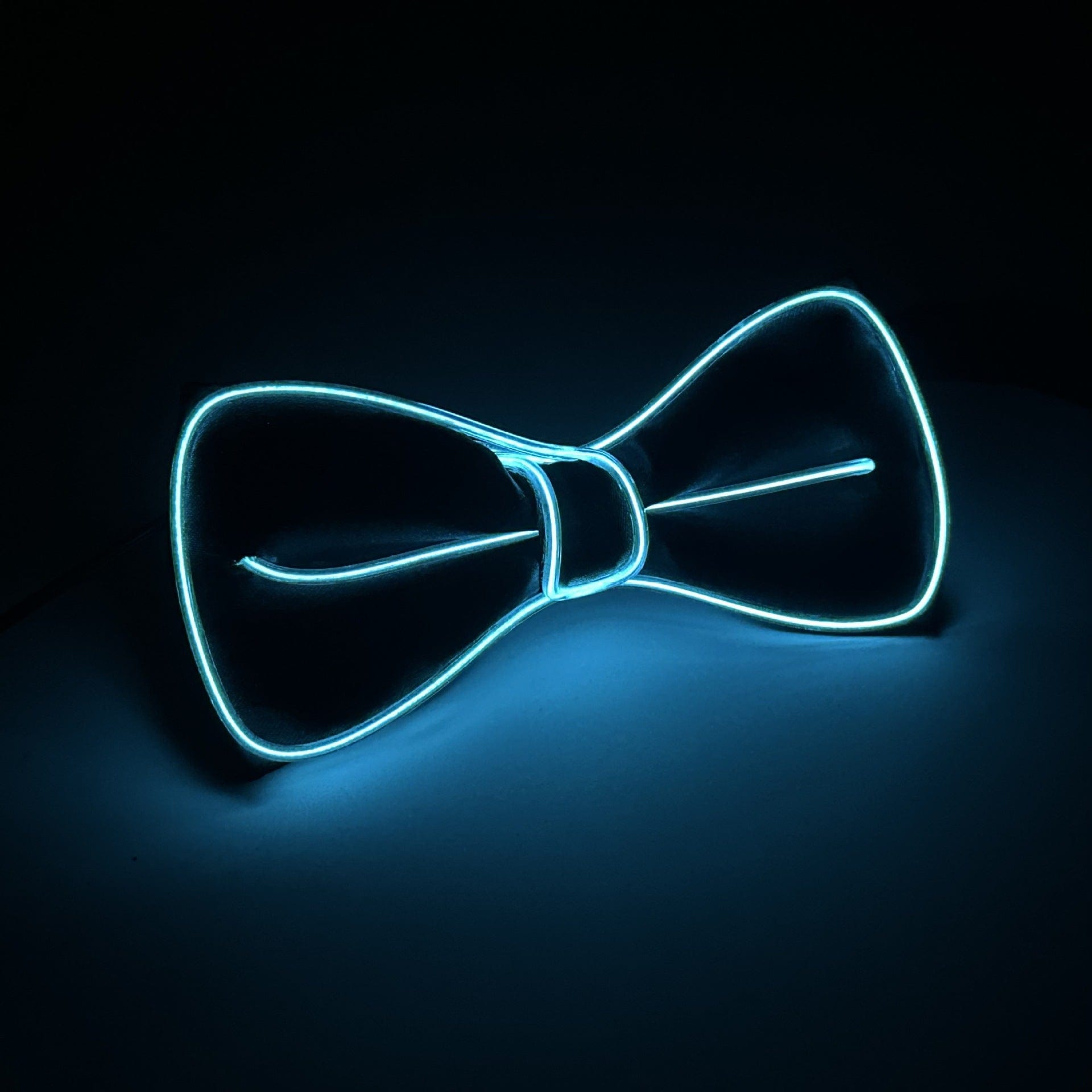 Menaful™ light blue LED Light-Up Party Bowtie