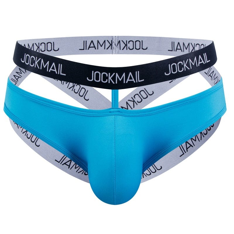 Menaful™ light blue / M Men's Butt-Lifting Ice Silk Strap Hollow-Out Thong