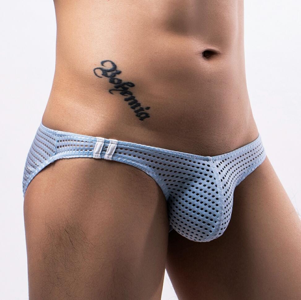 Menaful™ light blue / M Men's Mesh Low-Waist Sexy Briefs