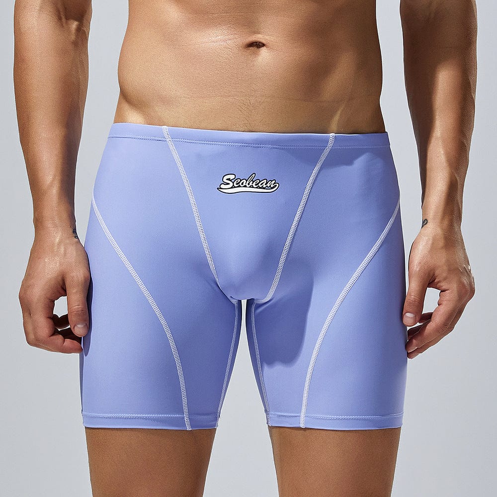 Menaful™ light blue / M Men's Summer Long Boxer Swim Trunks