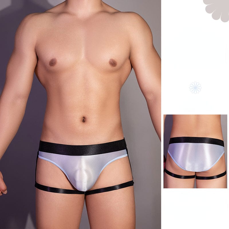 Menaful™ light blue / onesize Men's Bondage-Style Trunks