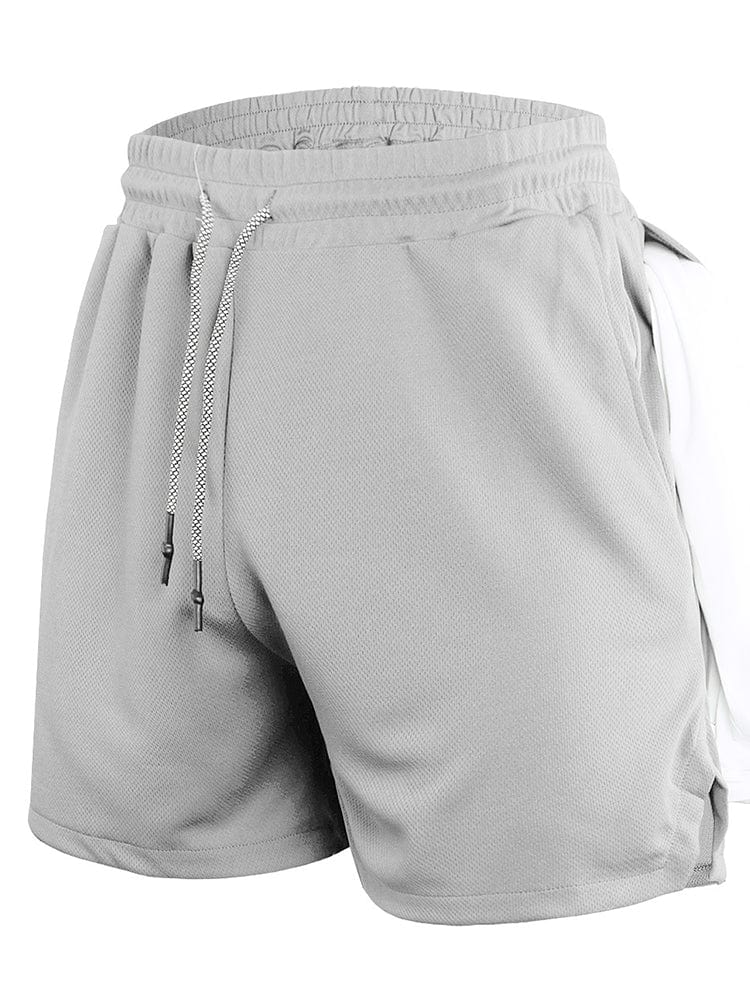 menaful Light Gray / M Summer Men's Beach Shorts