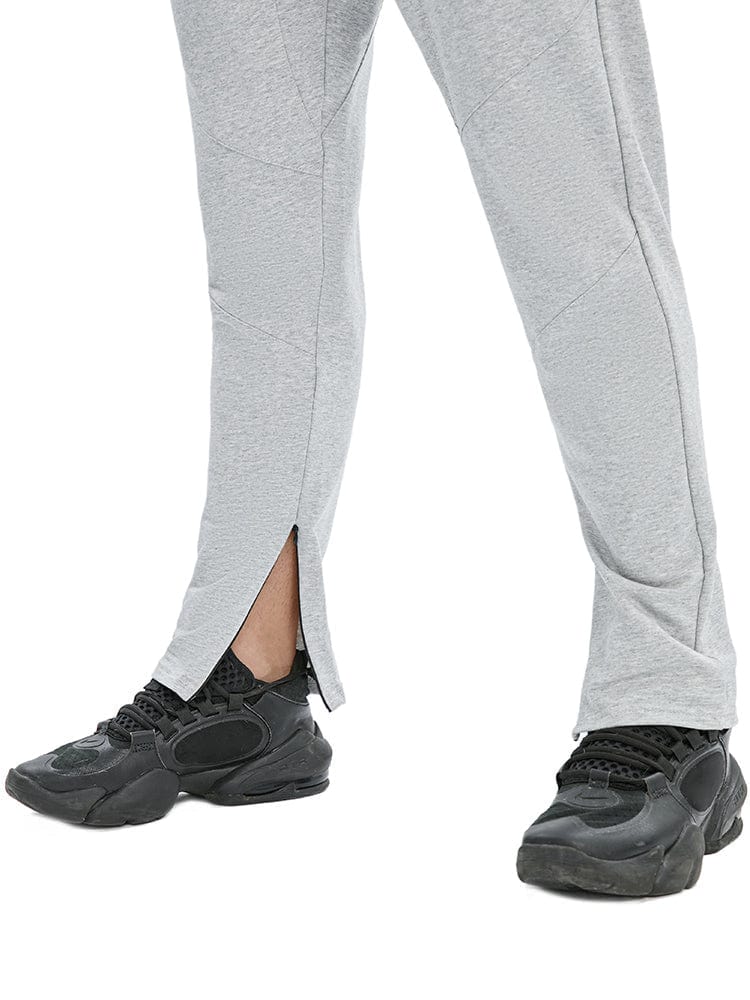 menaful Light Grey Jaw Dropping Joggers-Light Grey