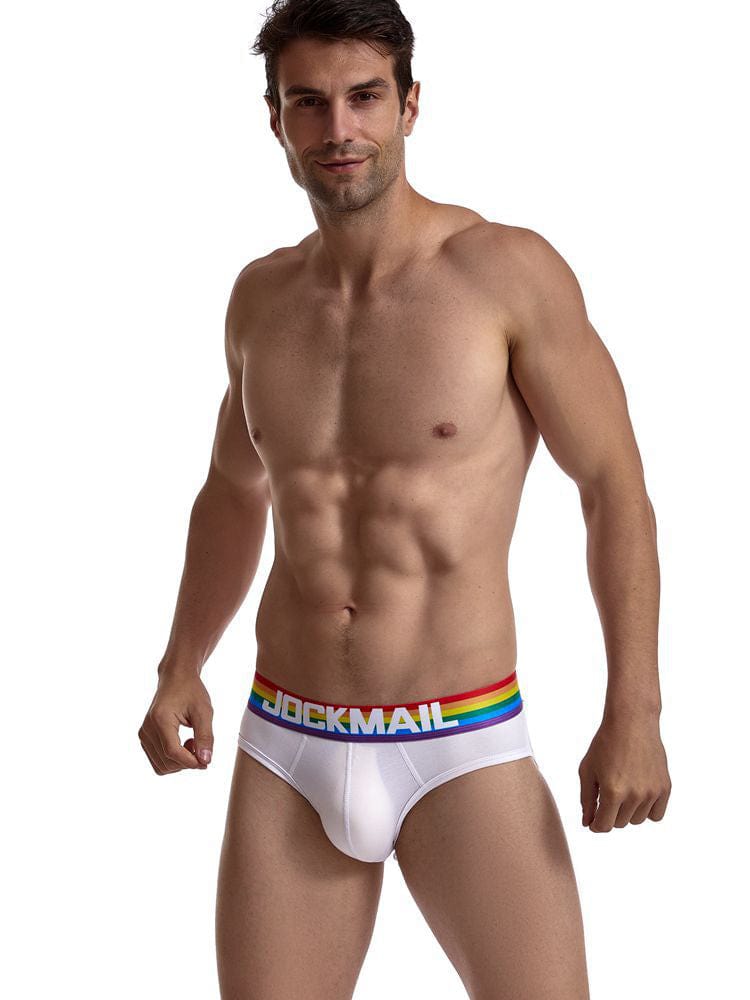 menaful Low Waist Sexy Rainbow Briefs