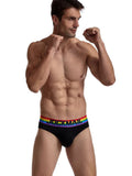 menaful Low Waist Sexy Rainbow Briefs