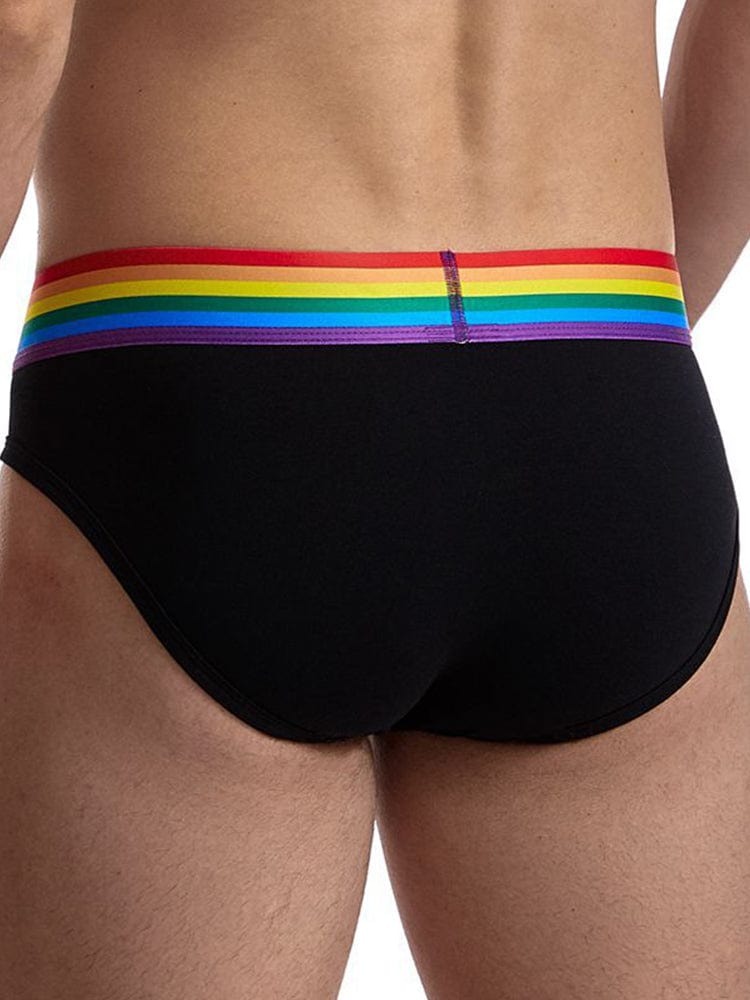 menaful Low Waist Sexy Rainbow Briefs