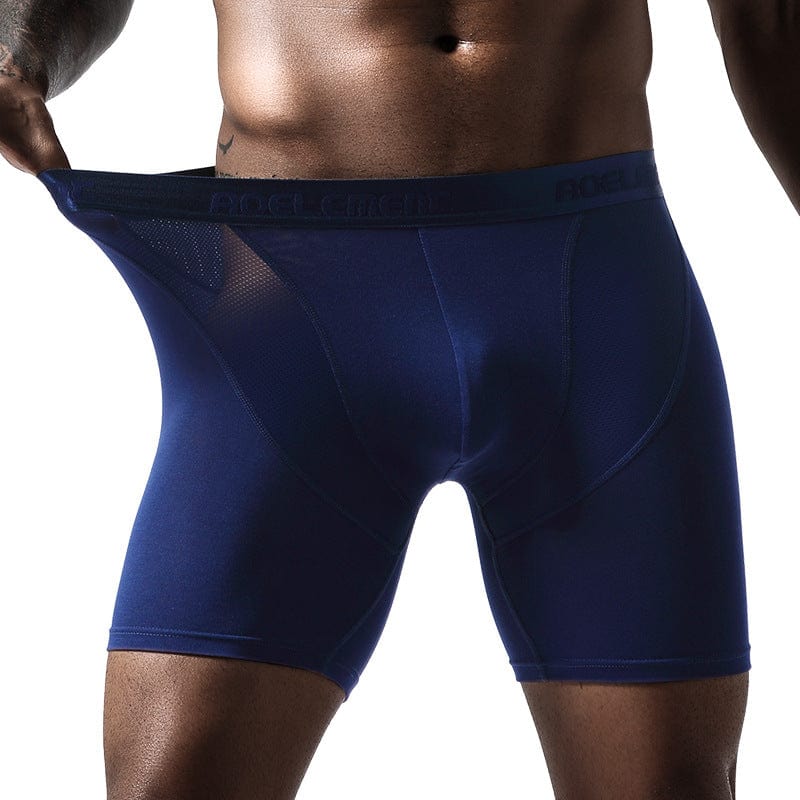 Menaful™ Men's Anti-Chafing Modal Breathable Sports Long Boxer Briefs