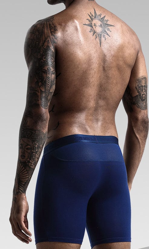 Menaful™ Men's Anti-Chafing Modal Breathable Sports Long Boxer Briefs