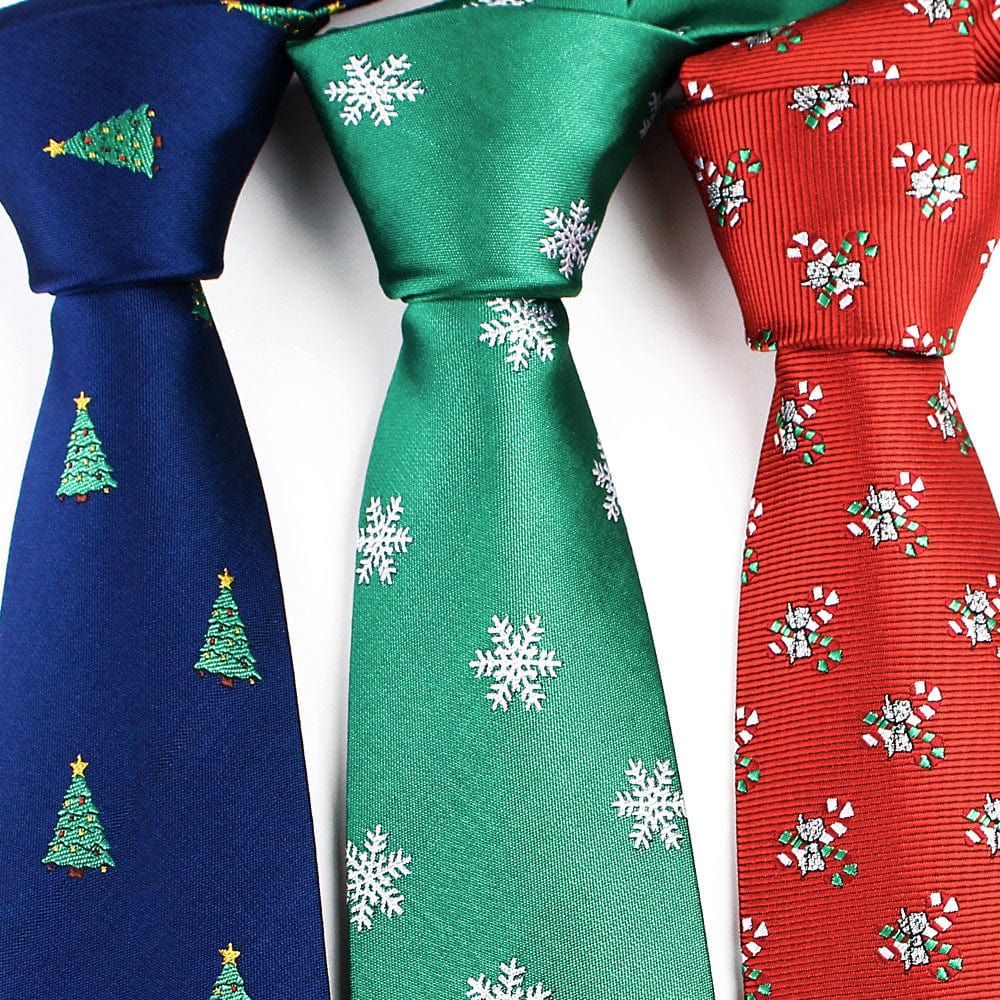 Menaful™ Men's British Style Polyester Christmas Necktie