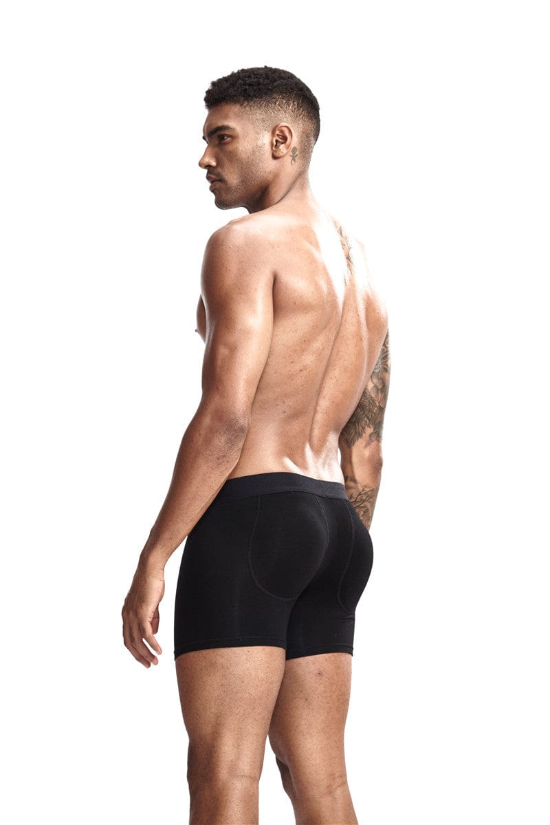 Menaful™ Men's Cotton Butt-Lifting Boxer Brief (Removable Hip Padding)