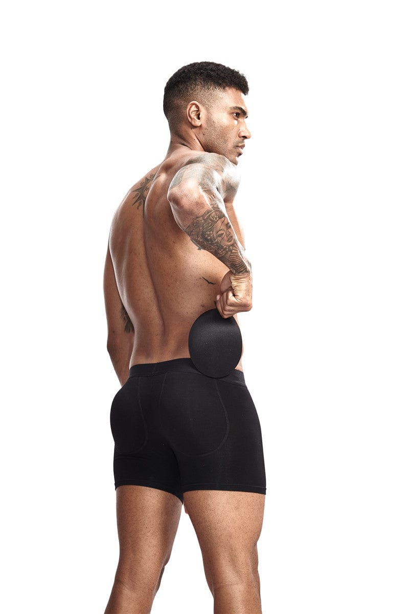 Menaful™ Men's Cotton Butt-Lifting Boxer Brief (Removable Hip Padding)