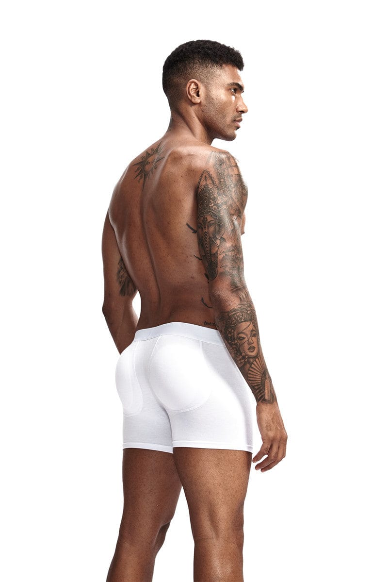 Menaful™ Men's Cotton Butt-Lifting Boxer Brief (Removable Hip Padding)