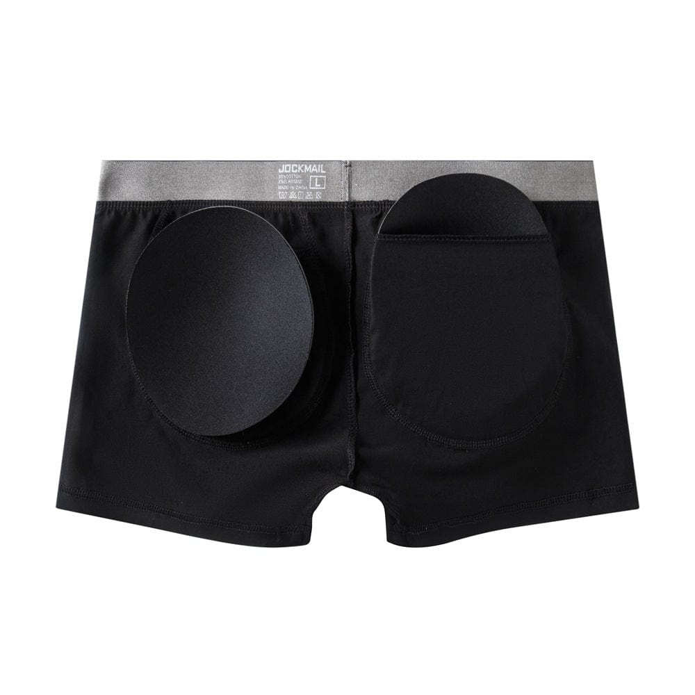 Menaful™ Men's Cotton Butt-Lifting Boxer Brief (Removable Hip Padding)