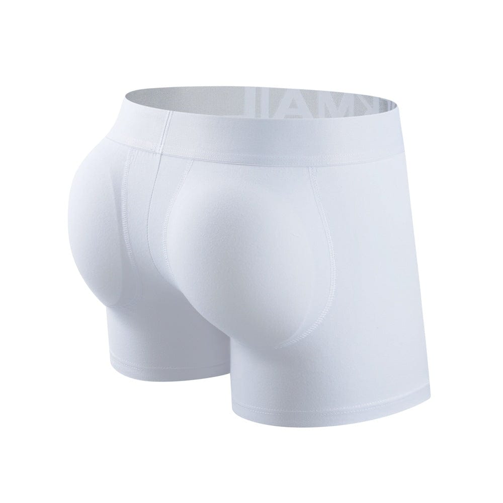 Menaful™ Men's Cotton Butt-Lifting Boxer Brief (Removable Hip Padding)