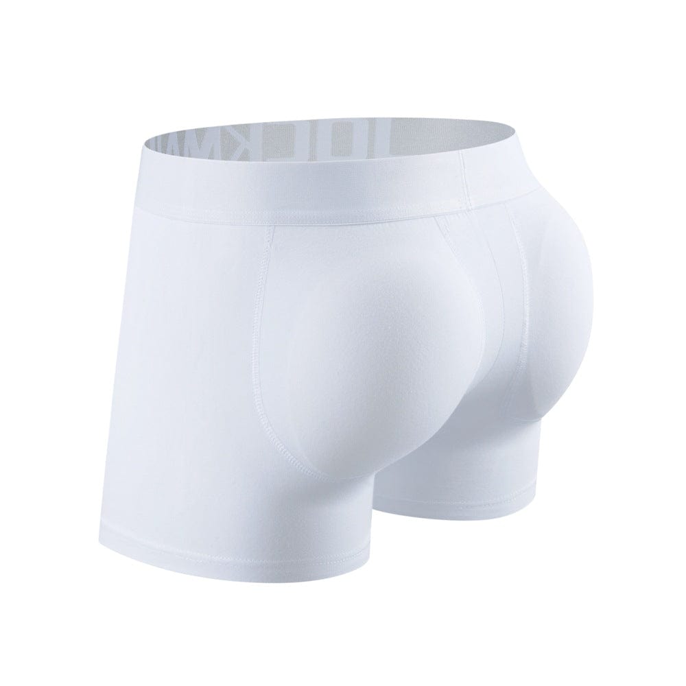 Menaful™ Men's Cotton Butt-Lifting Boxer Brief (Removable Hip Padding)