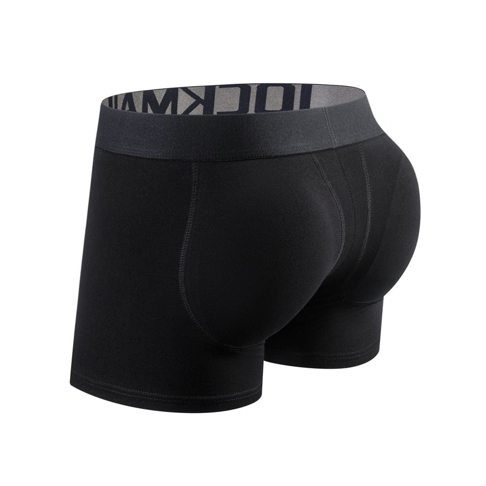 Menaful™ Men's Cotton Butt-Lifting Boxer Brief (Removable Hip Padding)