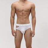 Menaful™ Men's Cotton Hollow-out Sexy Briefs With Side Cutouts