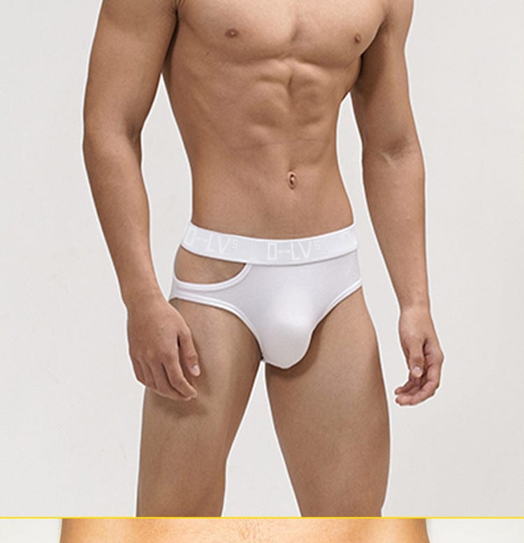 Menaful™ Men's Cotton Hollow-out Sexy Briefs With Side Cutouts