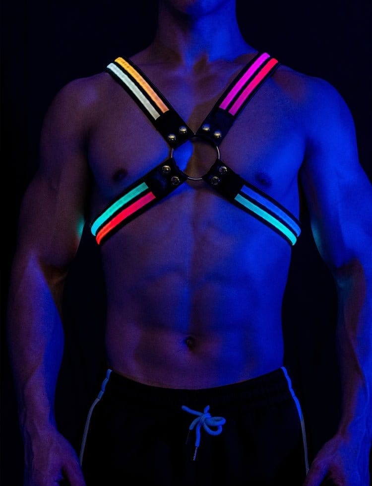 Menaful™ Men's Dazzling Rechargeable Sexy X-Shaped Glowing Harness