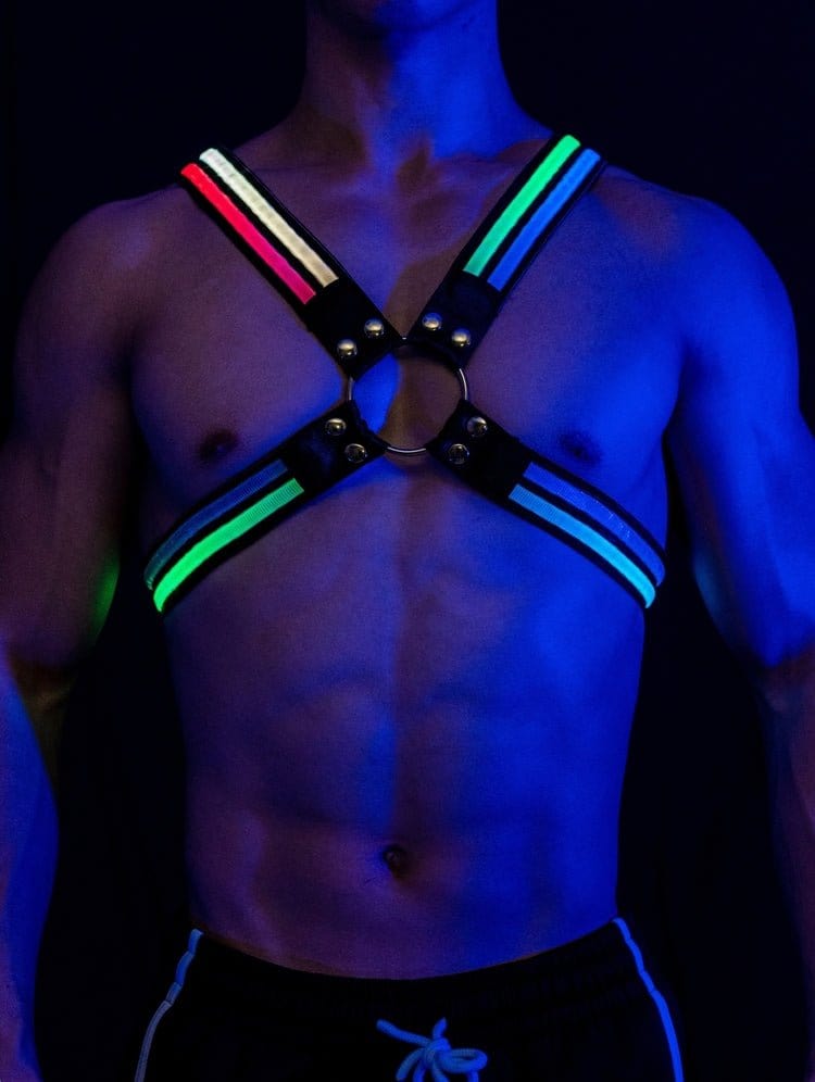 Menaful™ Men's Dazzling Rechargeable Sexy X-Shaped Glowing Harness