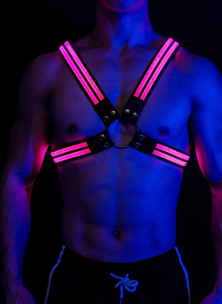 Menaful™ Men's Dazzling Rechargeable Sexy X-Shaped Glowing Harness