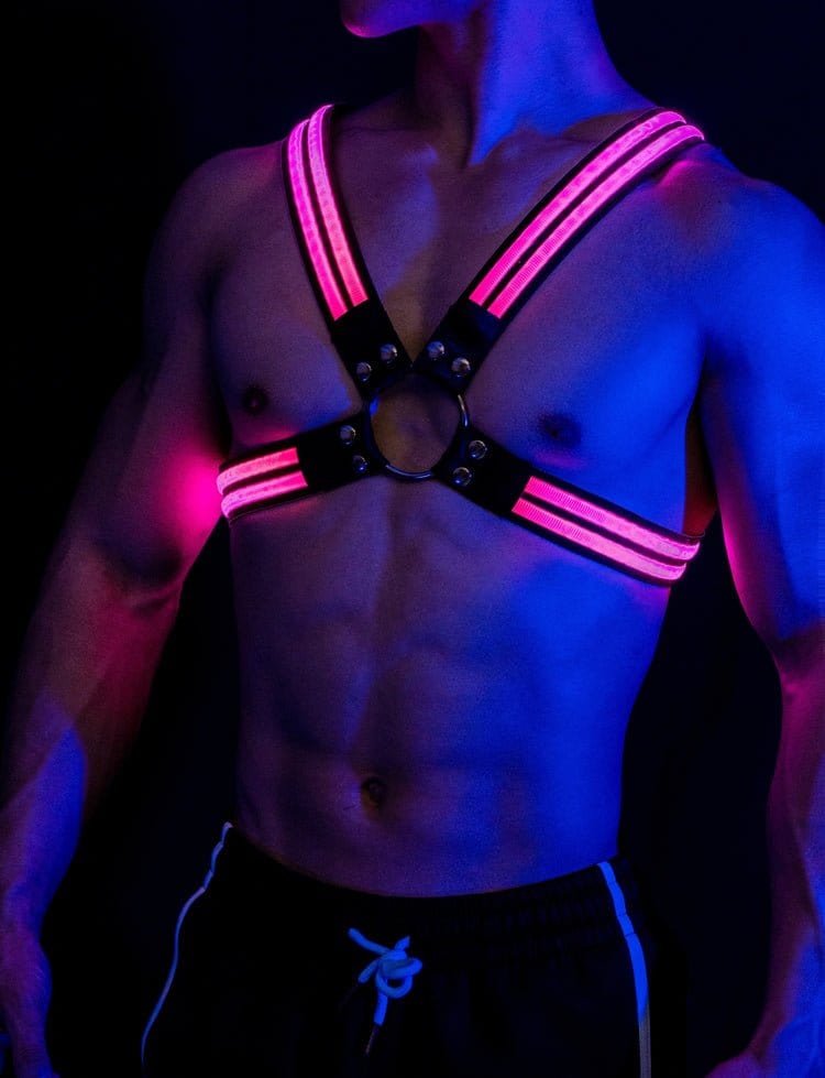 Menaful™ Men's Dazzling Rechargeable Sexy X-Shaped Glowing Harness