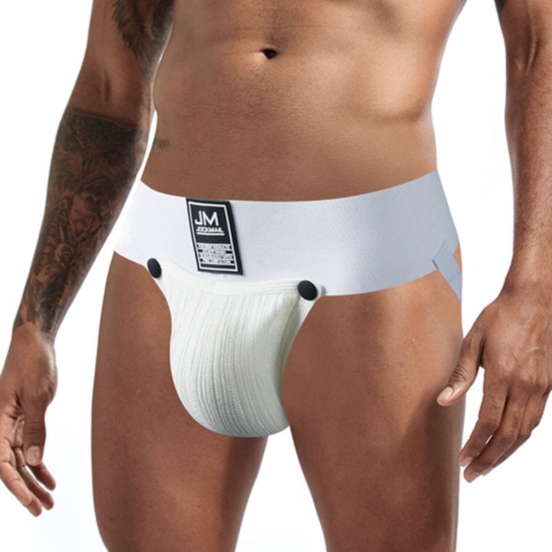 Menaful™ Men's Detachable Pouch Knitted Breathable Thong