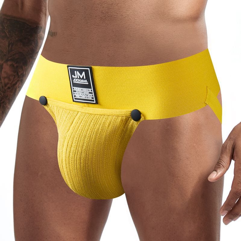 Menaful™ Men's Detachable Pouch Knitted Breathable Thong