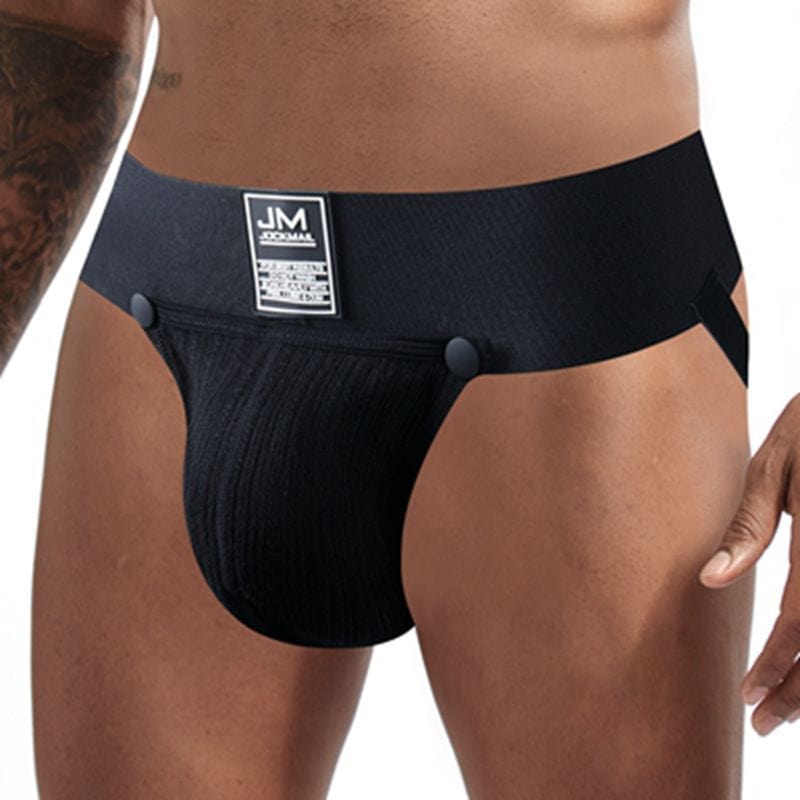 Menaful™ Men's Detachable Pouch Knitted Breathable Thong