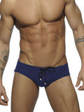 menaful Men's Fashion Side Zip Swim Briefs