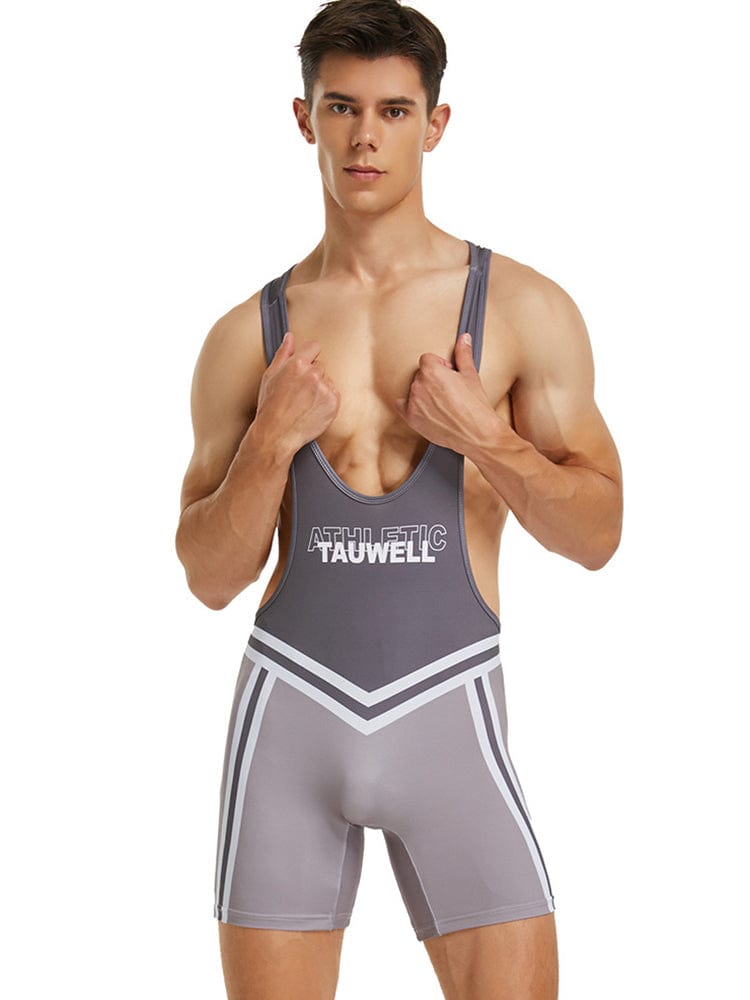 menaful Men's Fitness Bodysuit