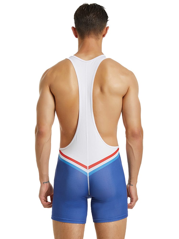 menaful Men's Fitness Bodysuit