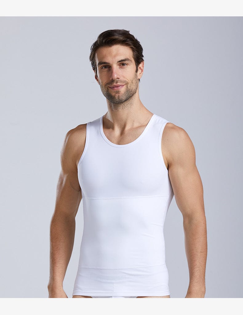 Menaful™ Men's High-Elasticity Sleeveless Tummy Control Vest