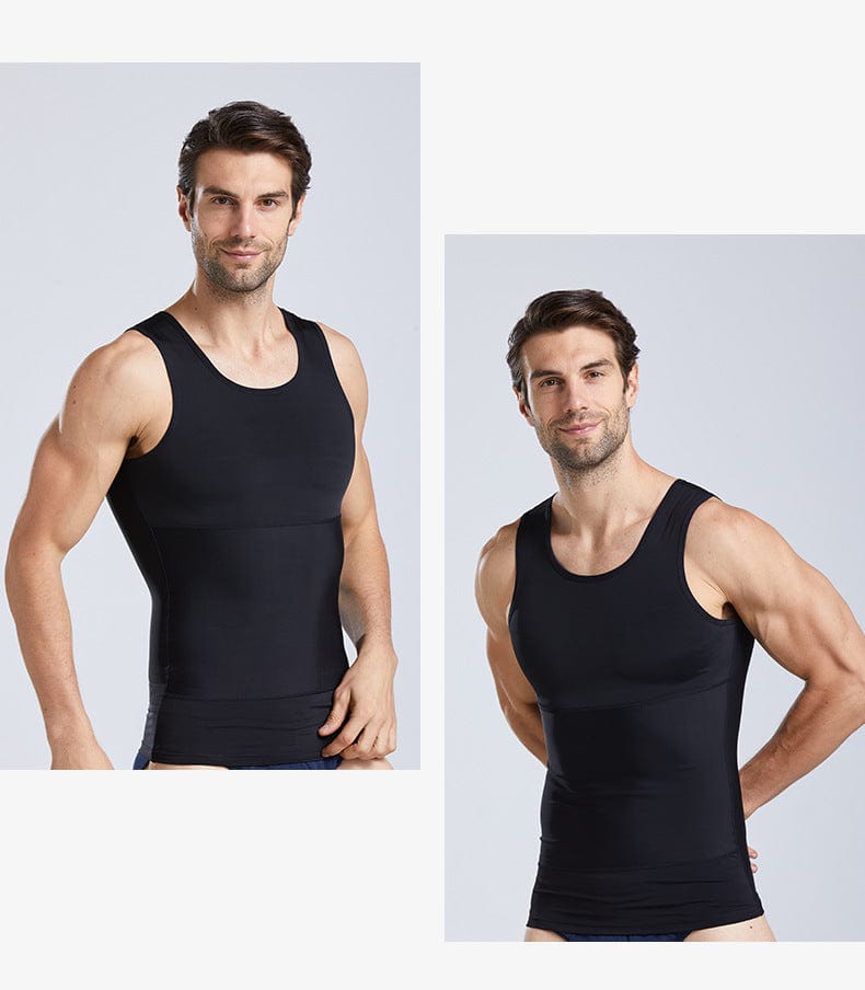 Menaful™ Men's High-Elasticity Sleeveless Tummy Control Vest