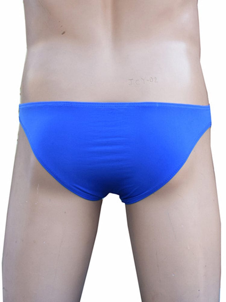 menaful Men's Hollow Open File Ice Silk Briefs