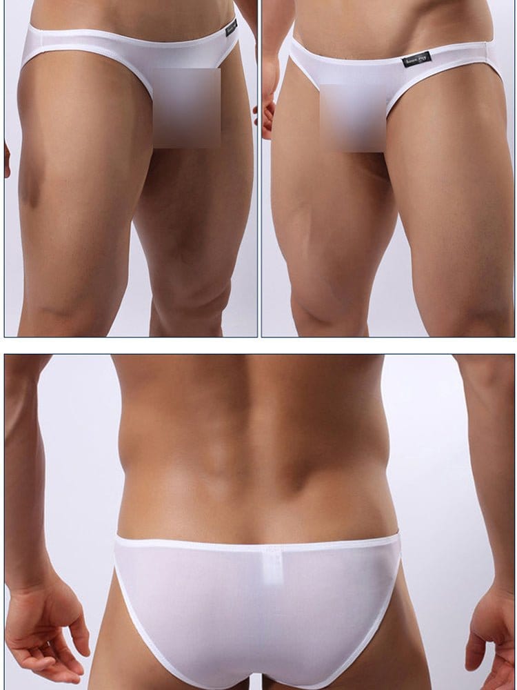 menaful Men's Ice Silk Briefs