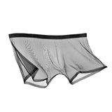 Menaful™ Men's Ice Silk Sexy Mesh Full Transparent Boxer Shorts