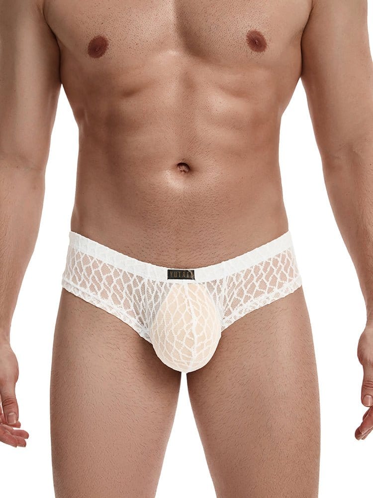 menaful Men's Lace Briefs