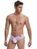 menaful Men's Lace Briefs - Purple