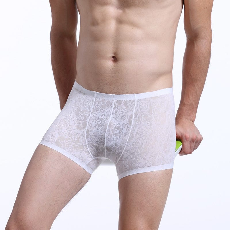 Menaful™ Men's Lace Seamless Lightweight Breathable Sweat-Wicking Boxer Briefs