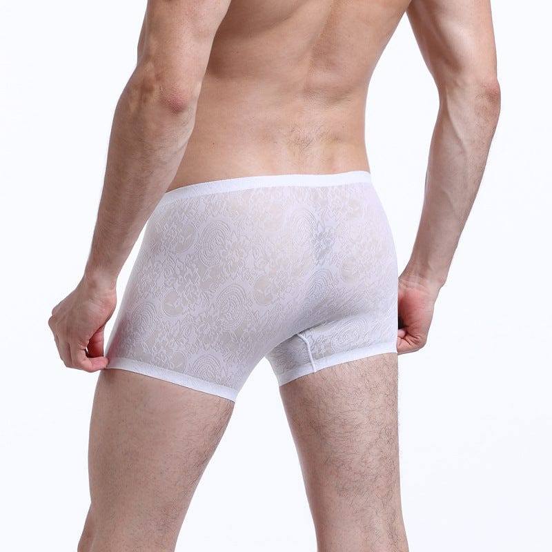 Menaful™ Men's Lace Seamless Lightweight Breathable Sweat-Wicking Boxer Briefs