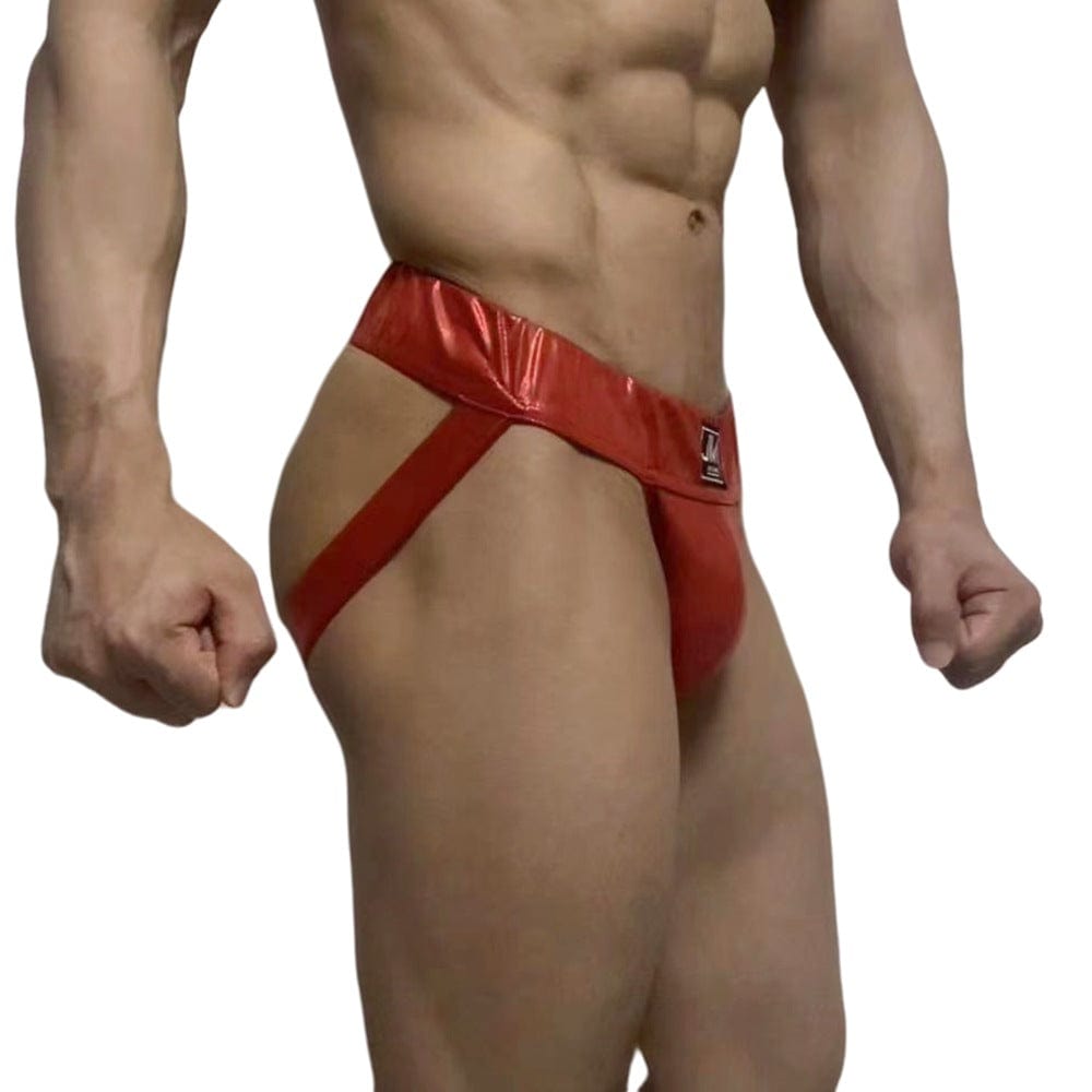 Menaful™ Men’s Laser Faux Leather Sexy Thong