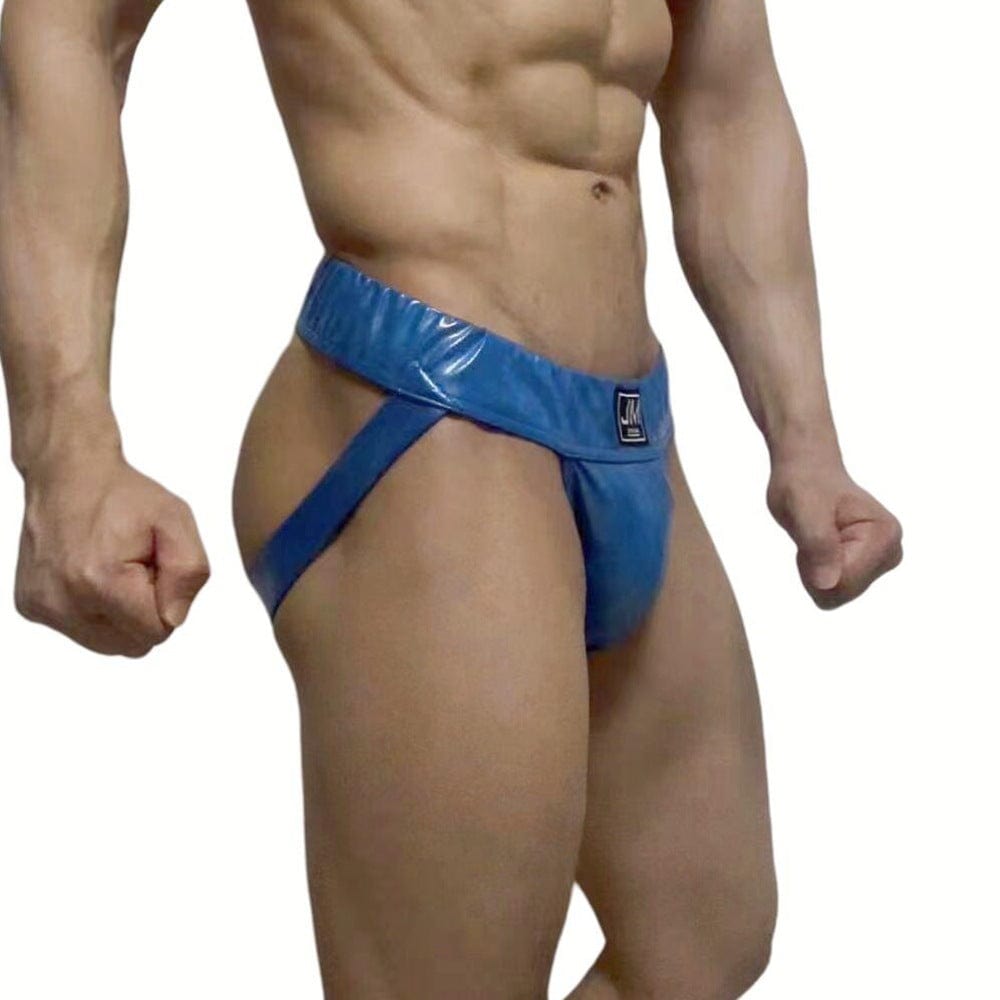 Menaful™ Men’s Laser Faux Leather Sexy Thong