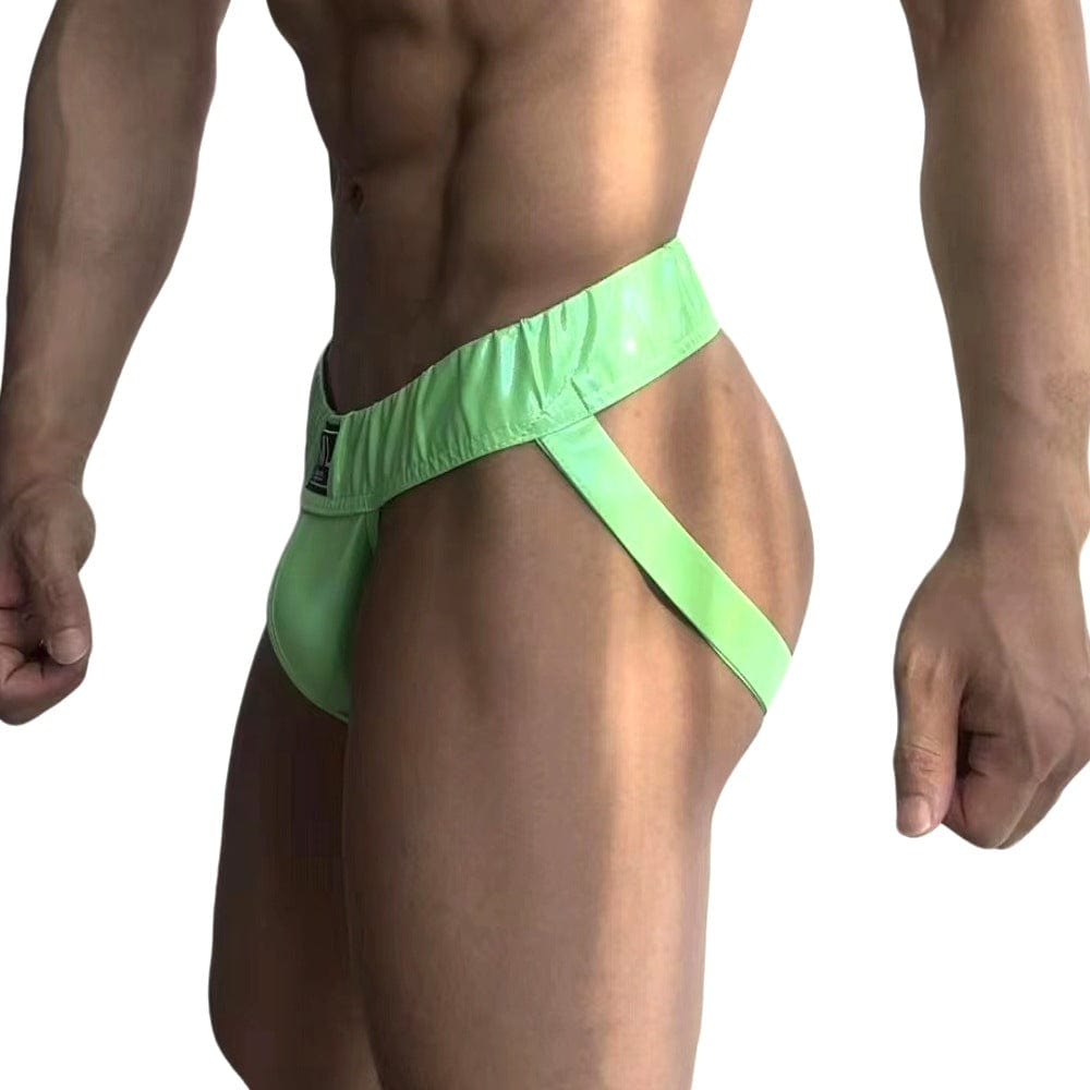 Menaful™ Men’s Laser Faux Leather Sexy Thong