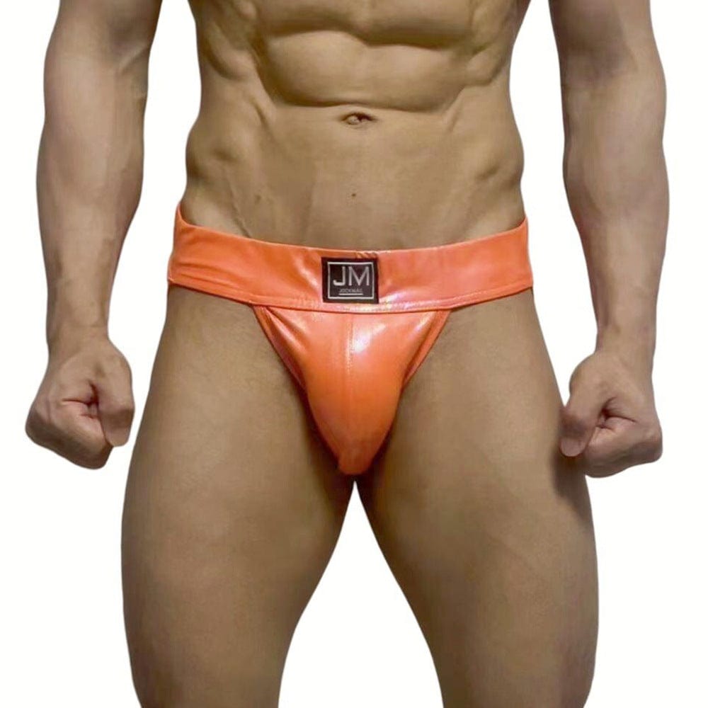 Menaful™ Men’s Laser Faux Leather Sexy Thong