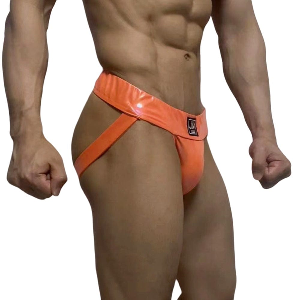 Menaful™ Men’s Laser Faux Leather Sexy Thong