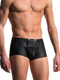 menaful Men's Leather Detachable Boxers