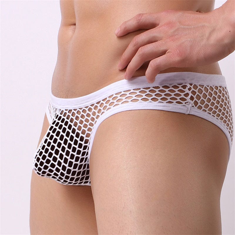 Menaful™ Men's Low-Rise Sheer Large Mesh Breathable Briefs