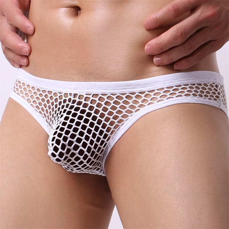 Menaful™ Men's Low-Rise Sheer Large Mesh Breathable Briefs